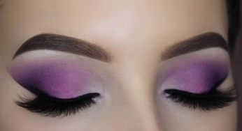 How to Apply Purple Smokey Eye Makeup